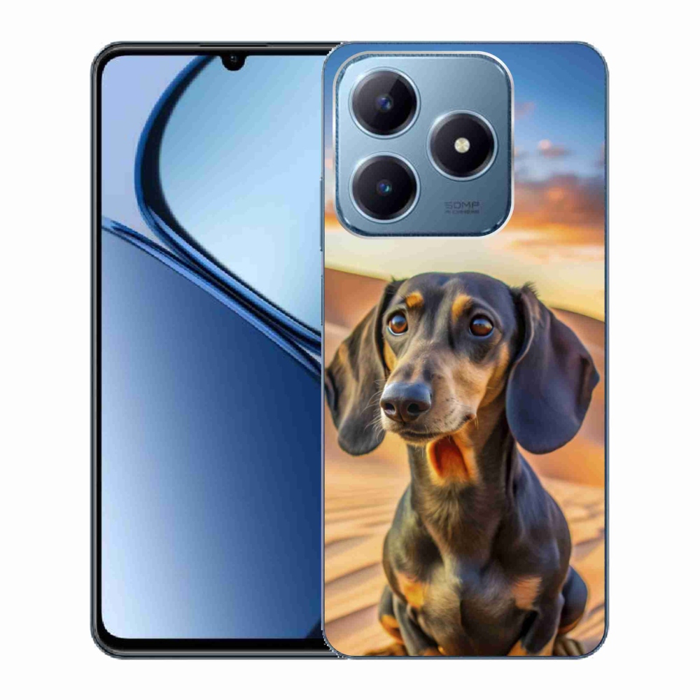 Gélový kryt mmCase na Realme C63 - jazvečík 3
