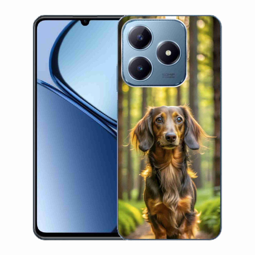 Gélový kryt mmCase na Realme C63 - jazvečík 4