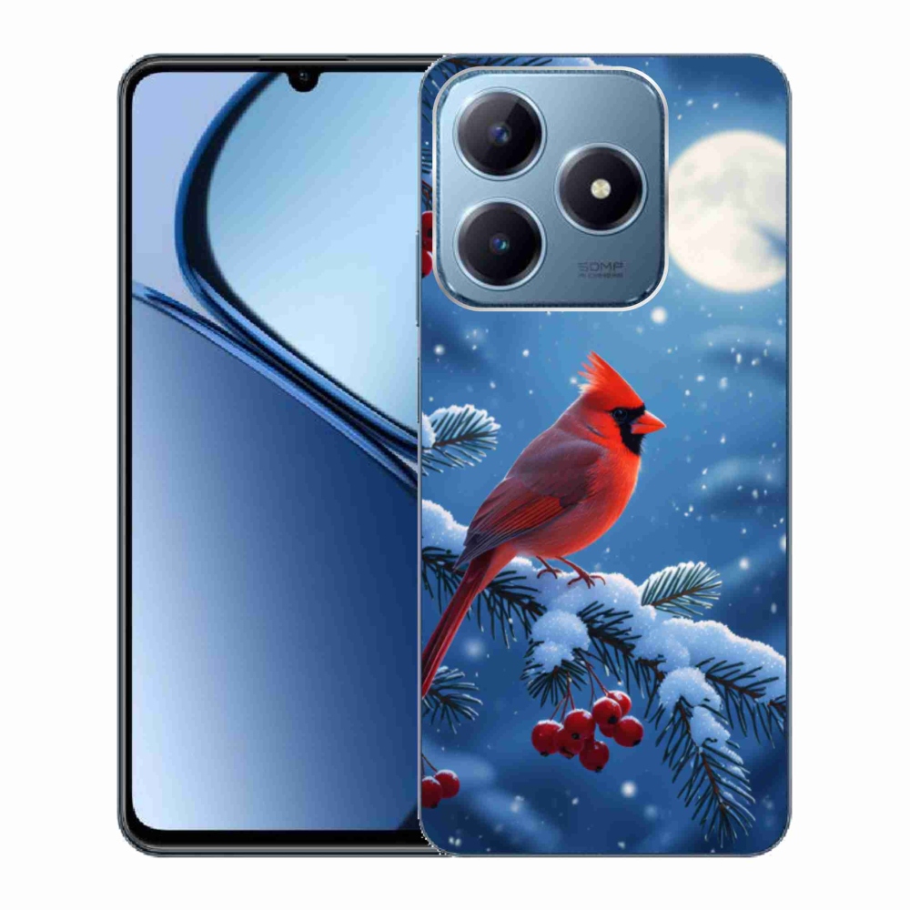 Gélový kryt mmCase na Realme C63 - kardinál červený