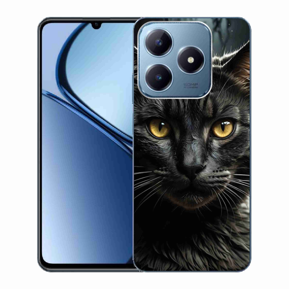 Gélový kryt mmCase na Realme C63 - mačacie pohľad 3