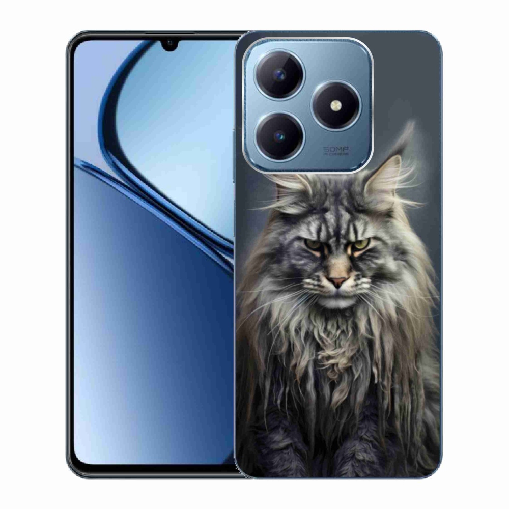 Gélový kryt mmCase na Realme C63 - mačacie pohľad 4