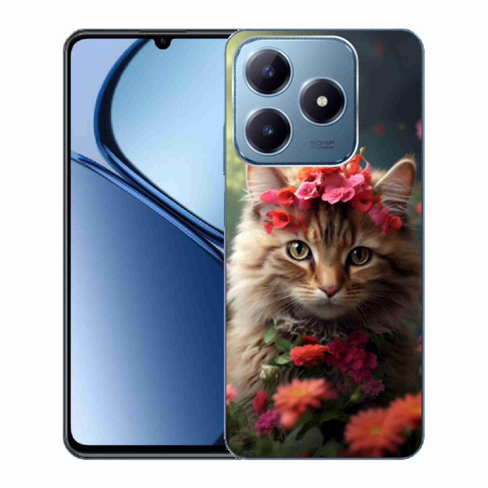 Gélový kryt mmCase na Realme C63 - mačacia princezná
