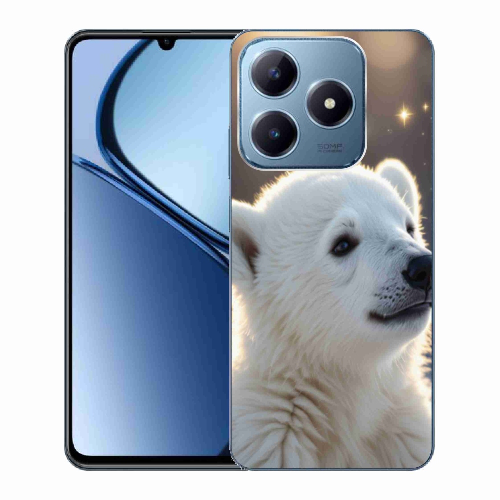 Gélový kryt mmCase na Realme C63 - ľadový medveď