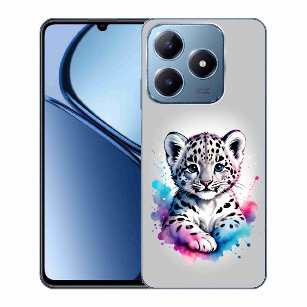 Gélový kryt mmCase na Realme C63 - leopardej mláďa