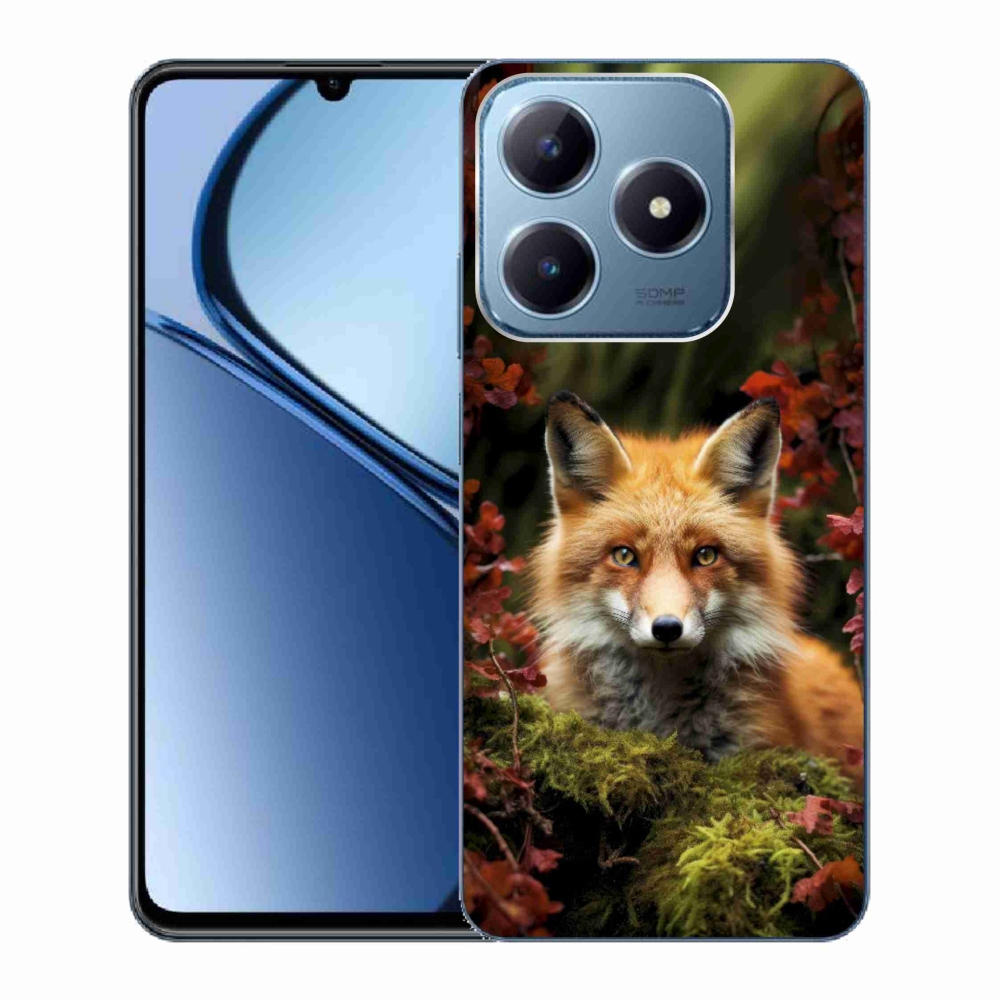Gélový kryt mmCase na Realme C63 - líška v lese