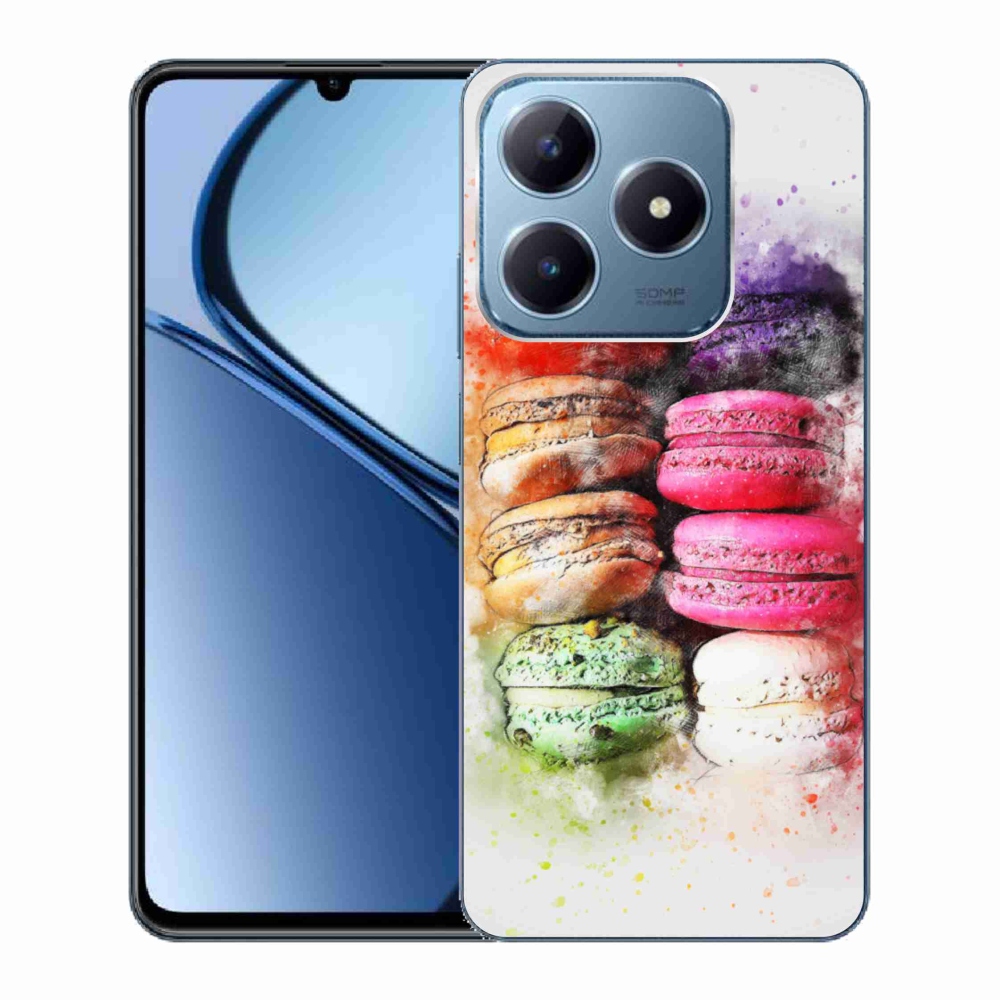 Gélový kryt mmCase na Realme C63 - makrónky