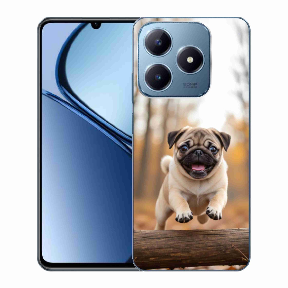 Gélový kryt mmCase na Realme C63 - mops 2