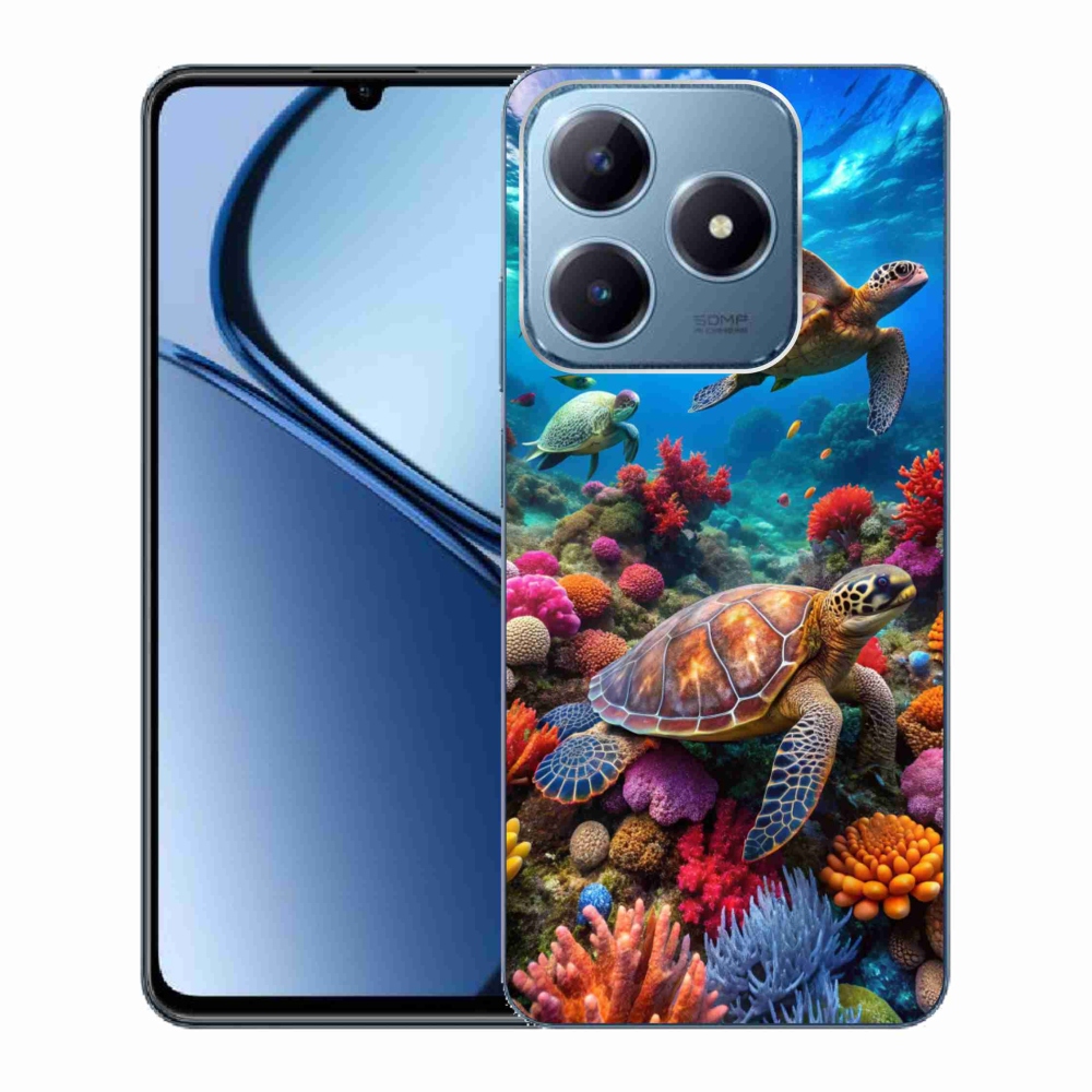 Gélový kryt mmCase na Realme C63 - morský svet 2