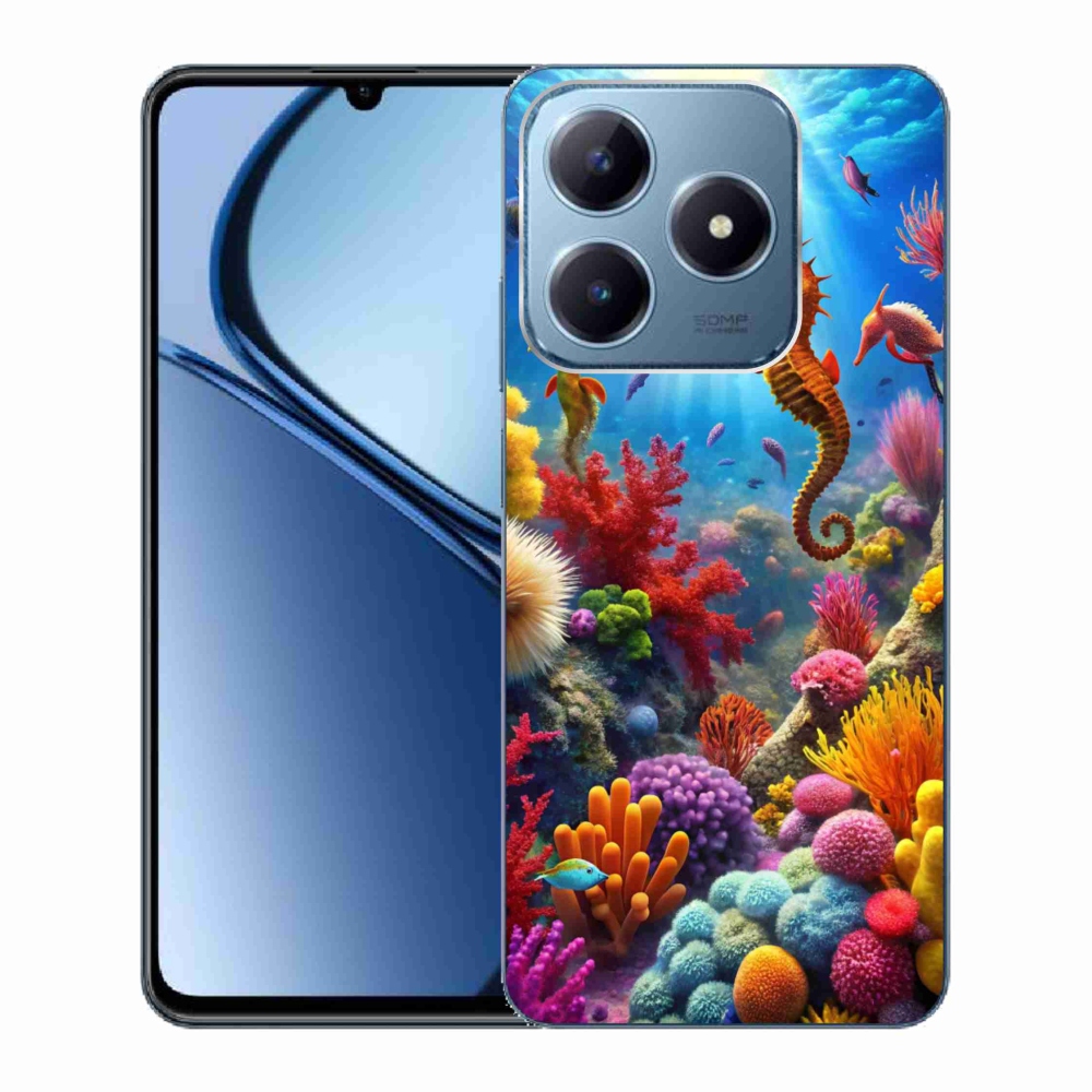 Gélový kryt mmCase na Realme C63 - morský svet 3