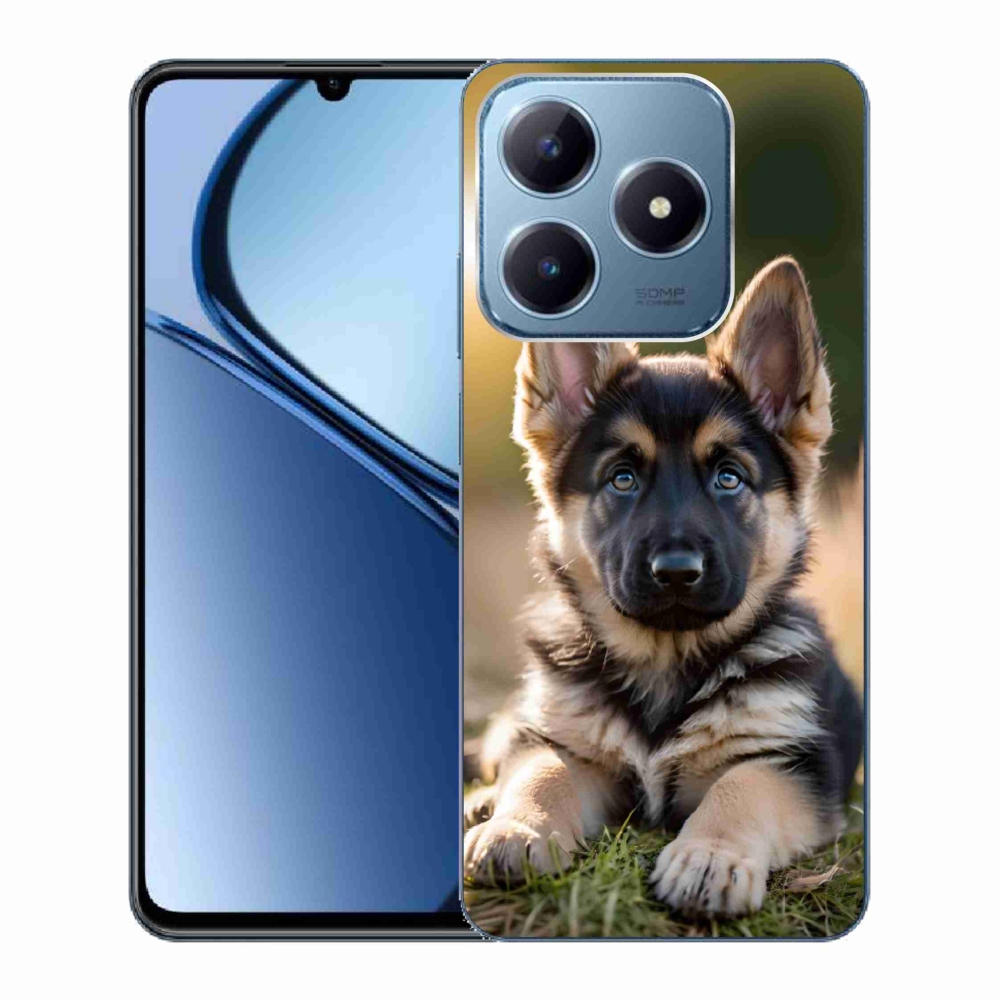 Gélový kryt mmCase na Realme C63 - nemecký ovčiak v prírode
