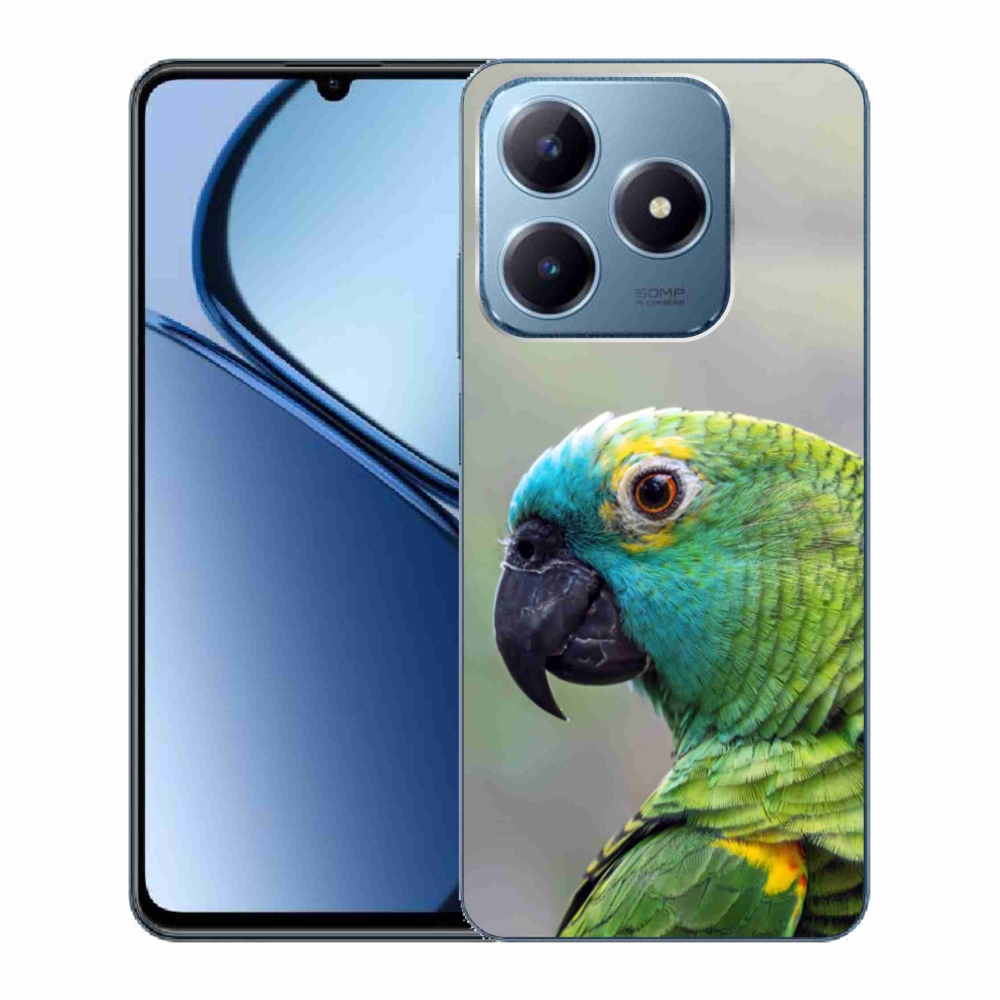Gélový kryt mmCase na Realme C63 - papagáj amazoňan