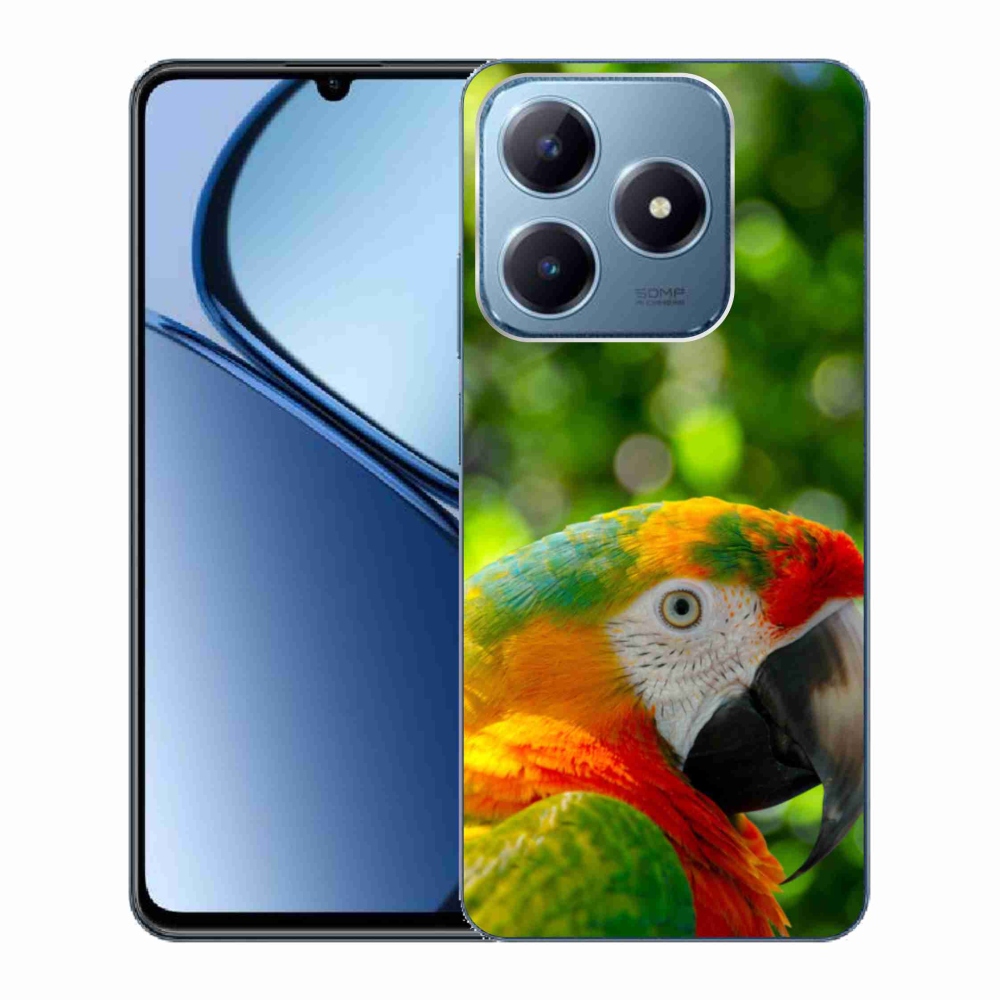 Gélový kryt mmCase na Realme C63 - papagáj ara 3