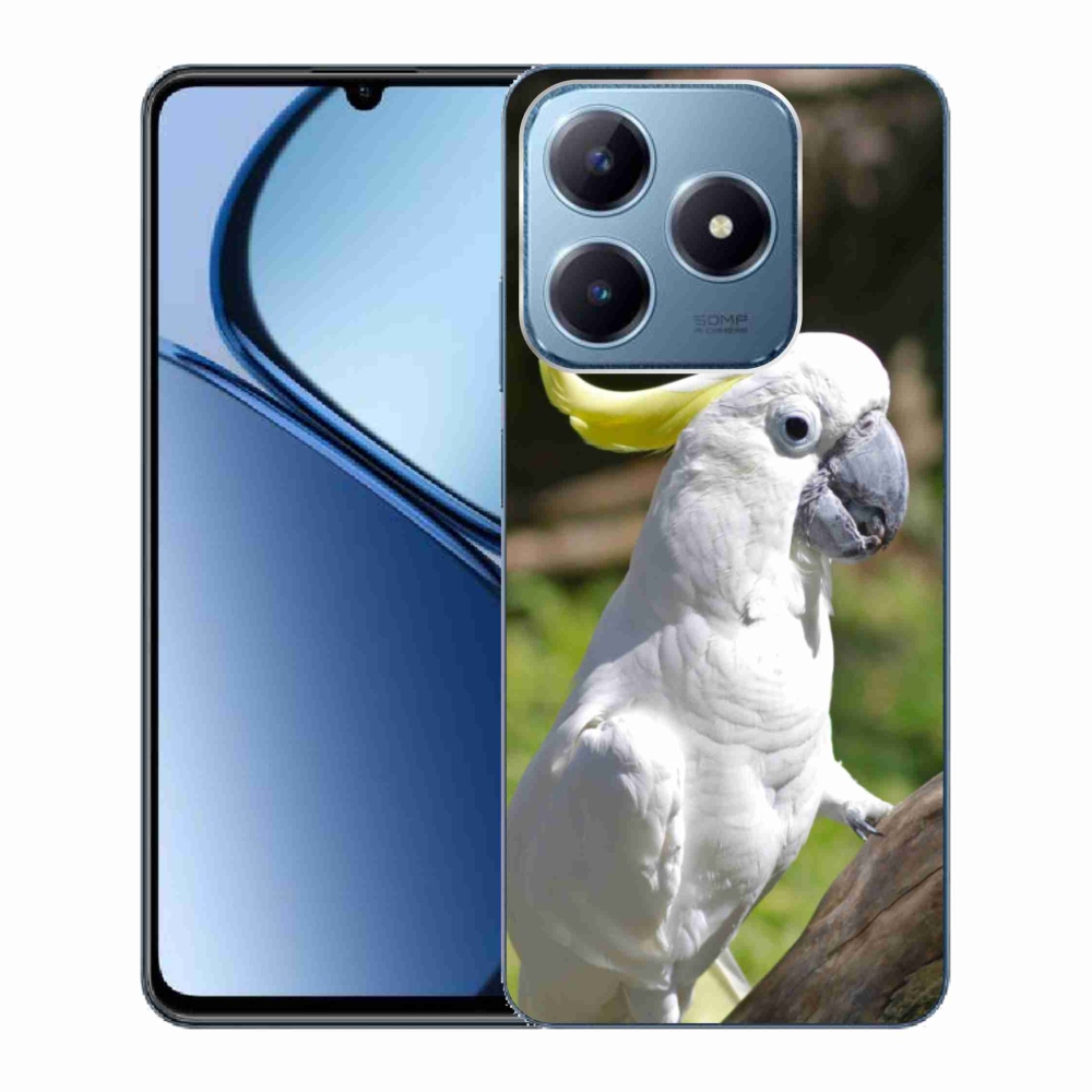 Gélový kryt mmCase na Realme C63 - papagáj kakadu 2