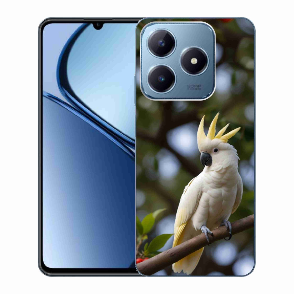 Gélový kryt mmCase na Realme C63 - papagáj kakadu 3