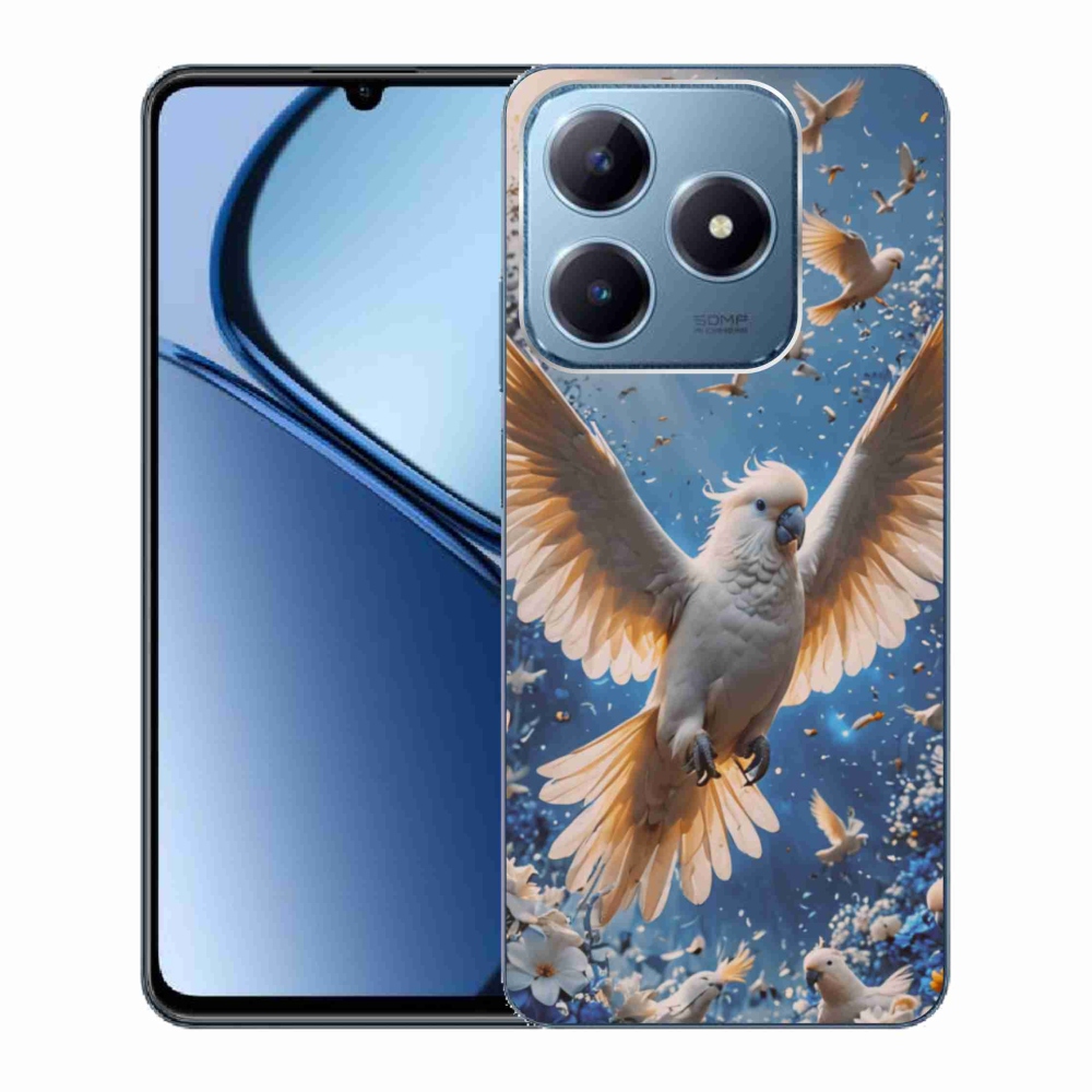 Gélový kryt mmCase na Realme C63 - papagáj kakadu