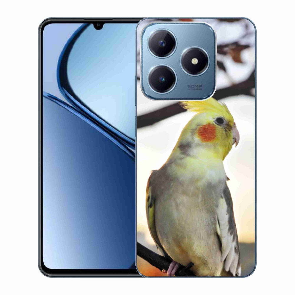 Gélový kryt mmCase na Realme C63 - papagáj korela