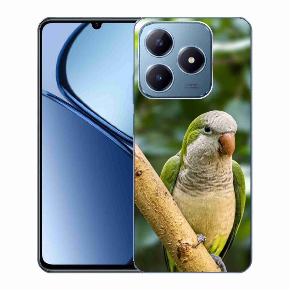 Gélový kryt mmCase na Realme C63 - papagáj mníšok