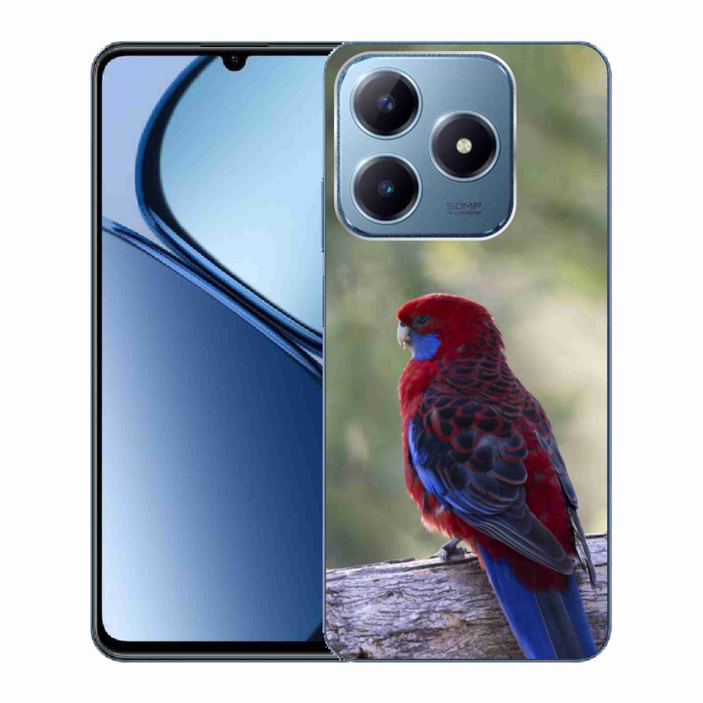 Gélový kryt mmCase na Realme C63 - papagáj rosela