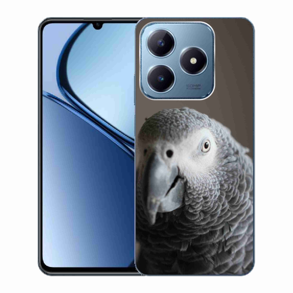 Gélový kryt mmCase na Realme C63 - papagáj žako 2