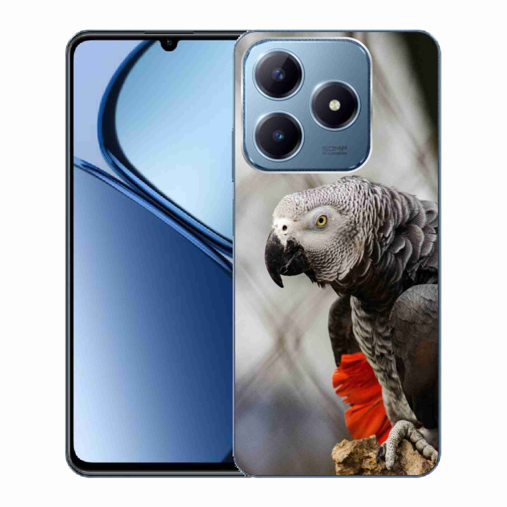 Gélový kryt mmCase na Realme C63 - papagáj žako 3