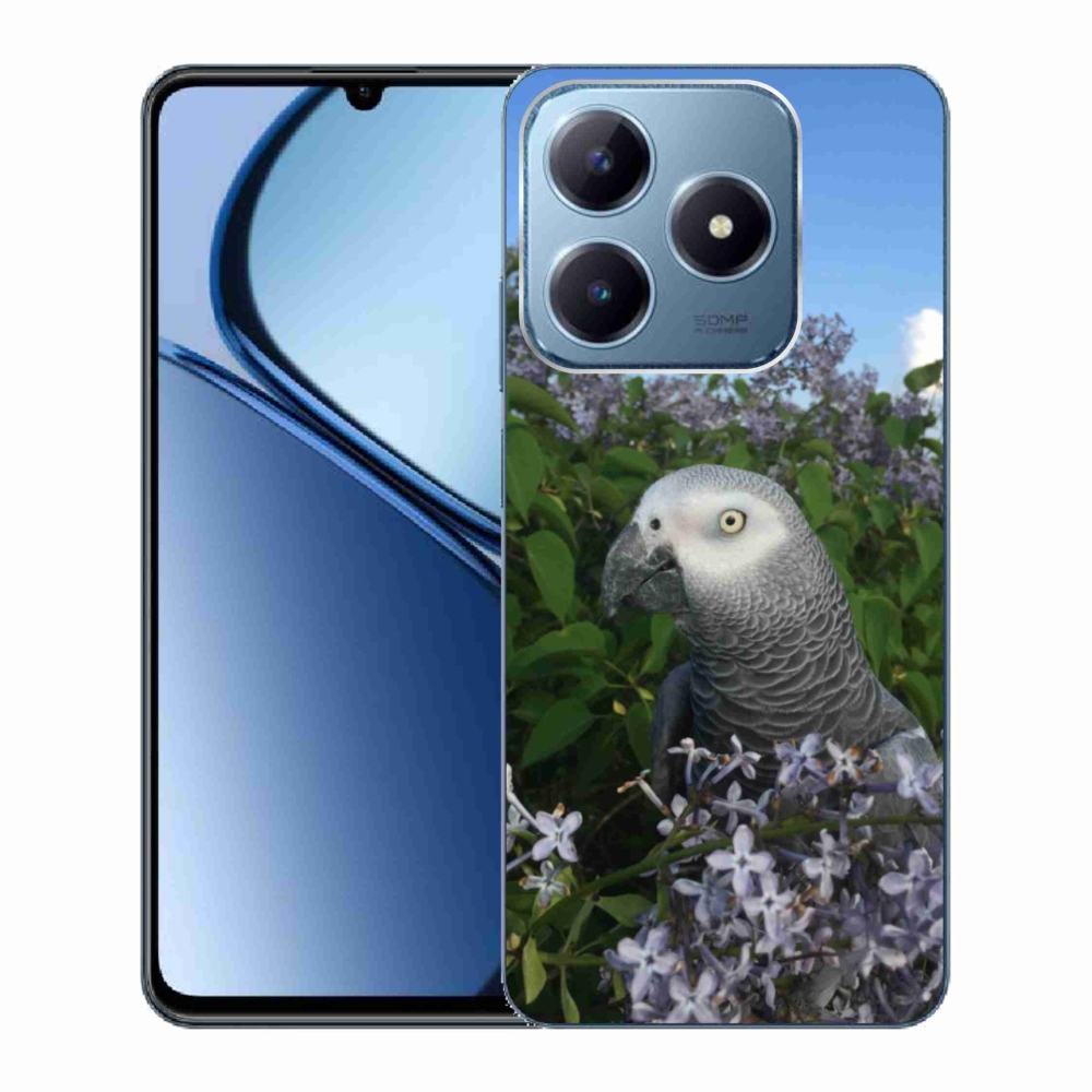 Gélový kryt mmCase na Realme C63 - papagáj žako