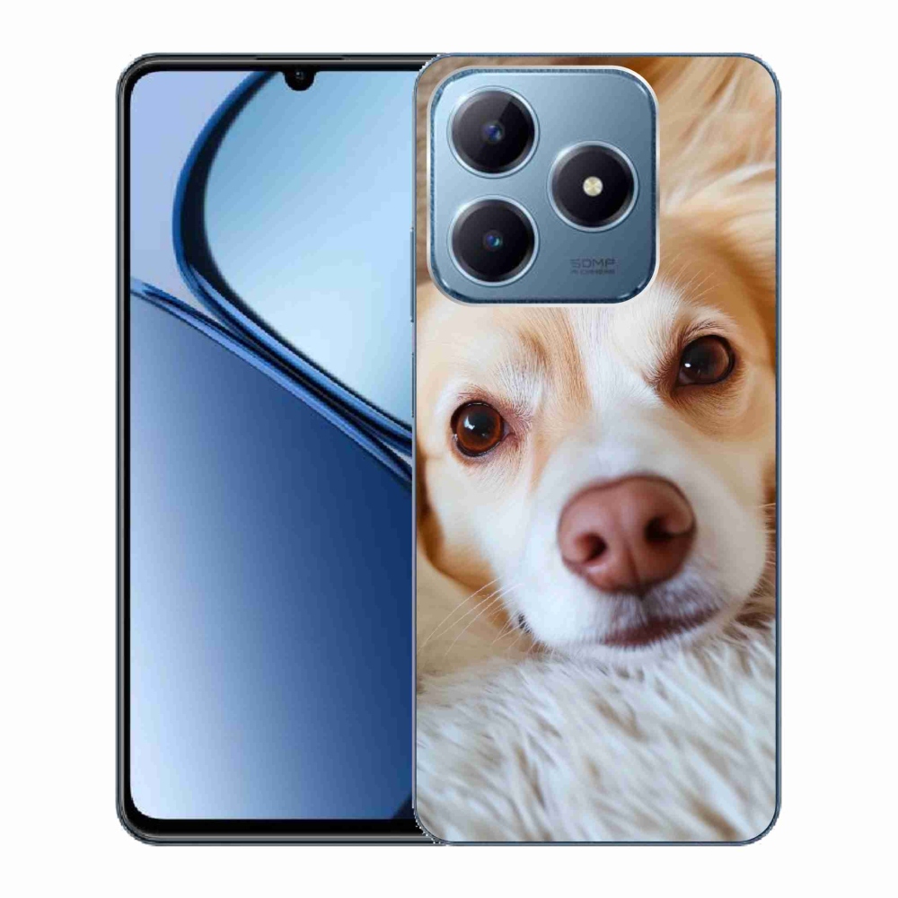 Gélový kryt mmCase na Realme C63 - Roztomilá čivava