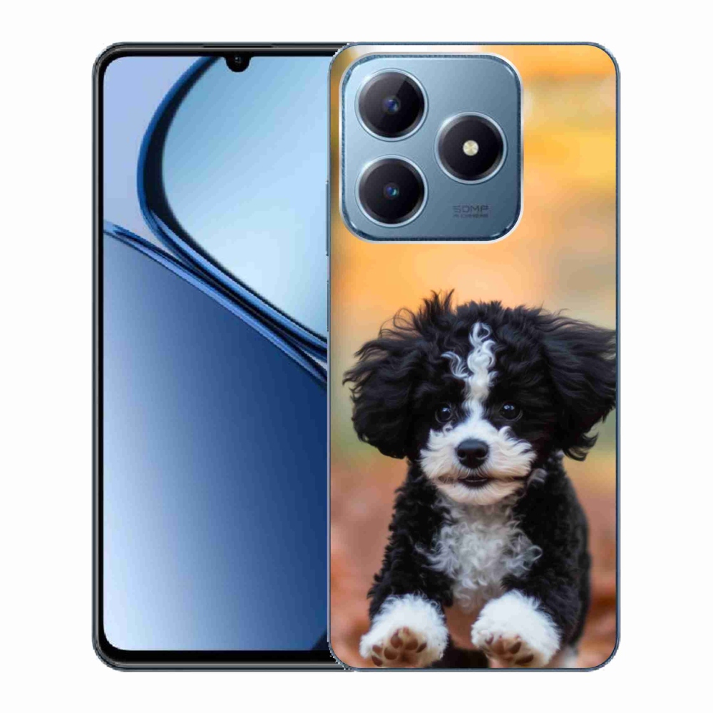 Gélový kryt mmCase na Realme C63 - roztomilé šteňa 2