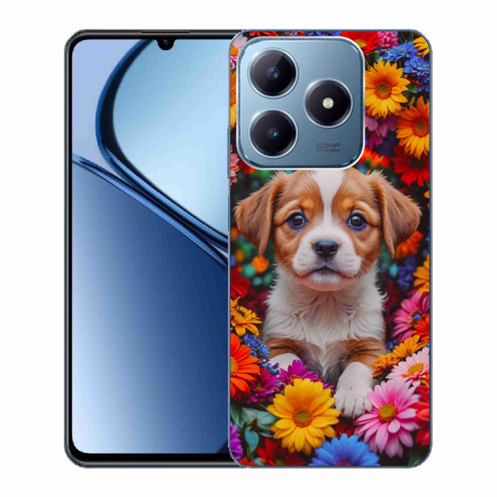 Gélový kryt mmCase na Realme C63 - roztomilé šteňa