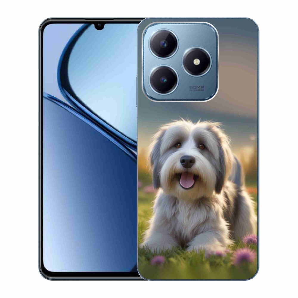 Gélový kryt mmCase na Realme C63 - roztomilý havanský psík