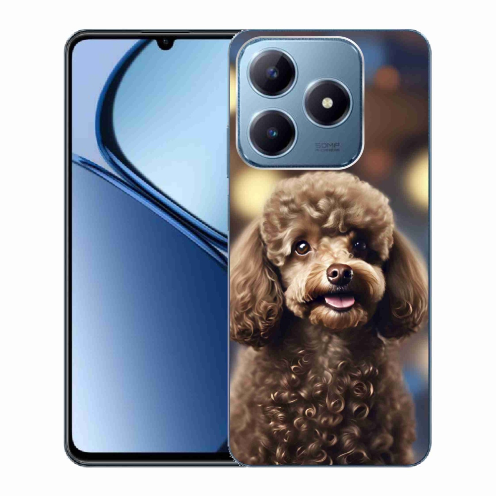 Gélový kryt mmCase na Realme C63 - roztomilý pudel