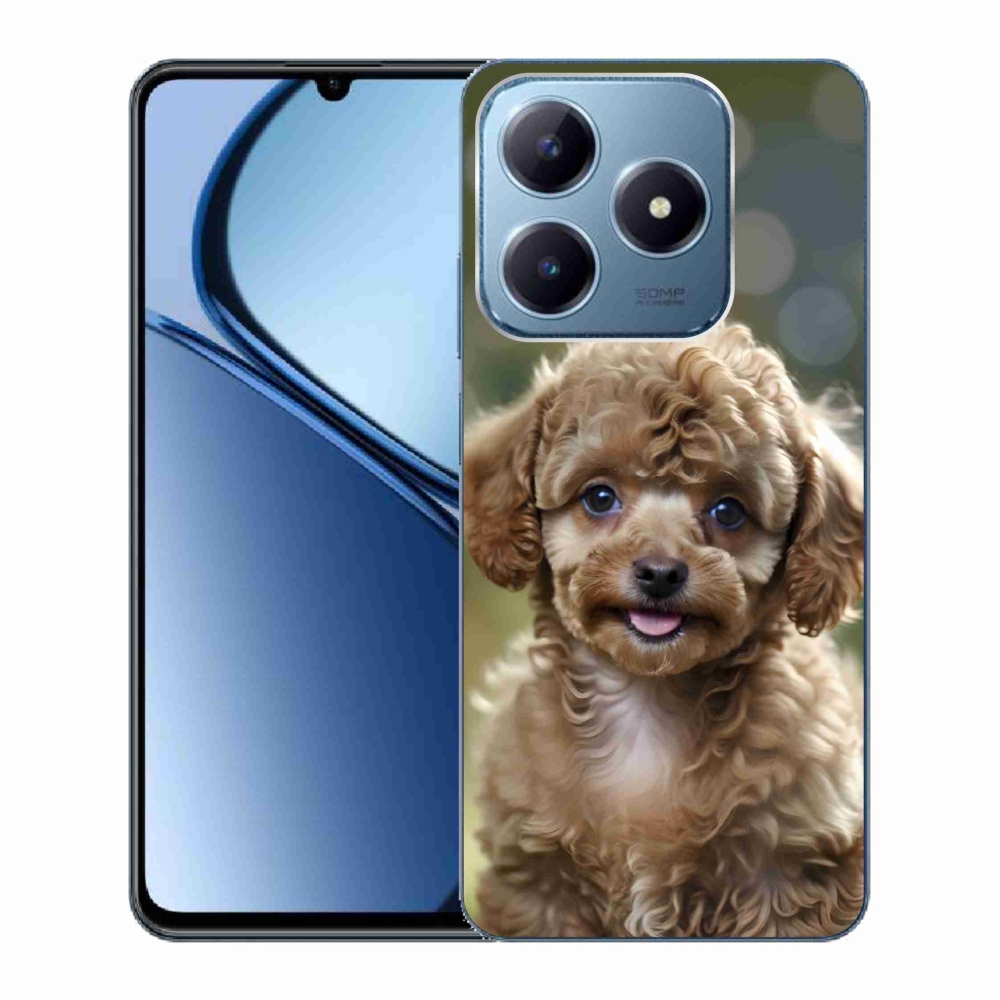 Gélový kryt mmCase na Realme C63 - roztomilý pudel