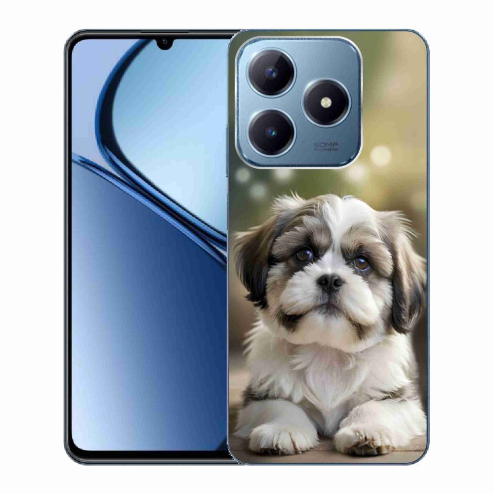 Gélový kryt mmCase na Realme C63 - roztomilý shih-tzu
