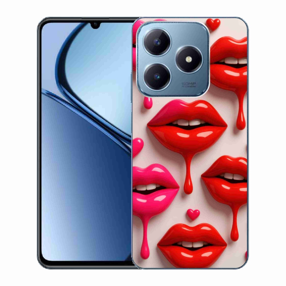 Gélový kryt mmCase na Realme C63 - pery 2