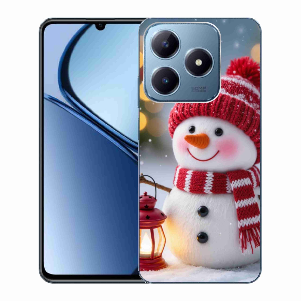 Gélový kryt mmCase na Realme C63 - snehuliak 2