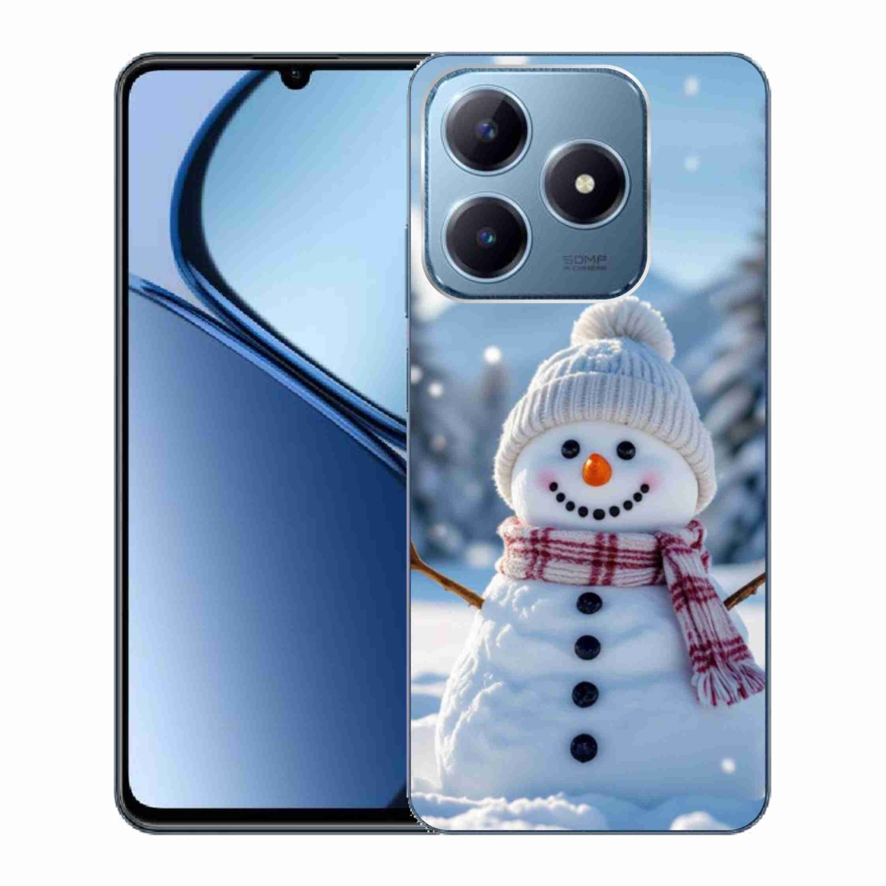 Gélový kryt mmCase na Realme C63 - snehuliak 3