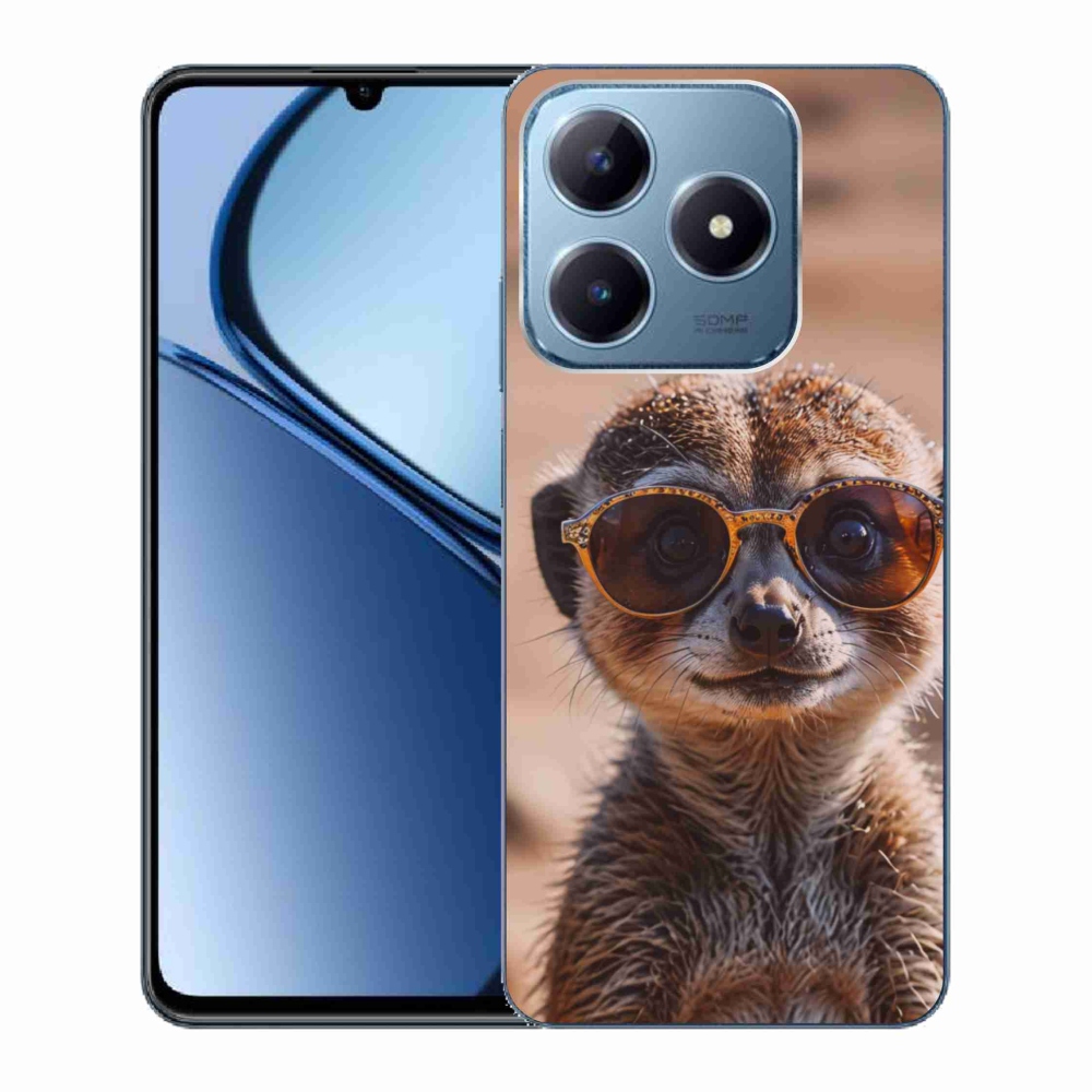 Gélový kryt mmCase na Realme C63 - štýlová surikata