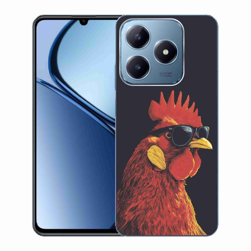 Gélový kryt mmCase na Realme C63 - štýlový kohút