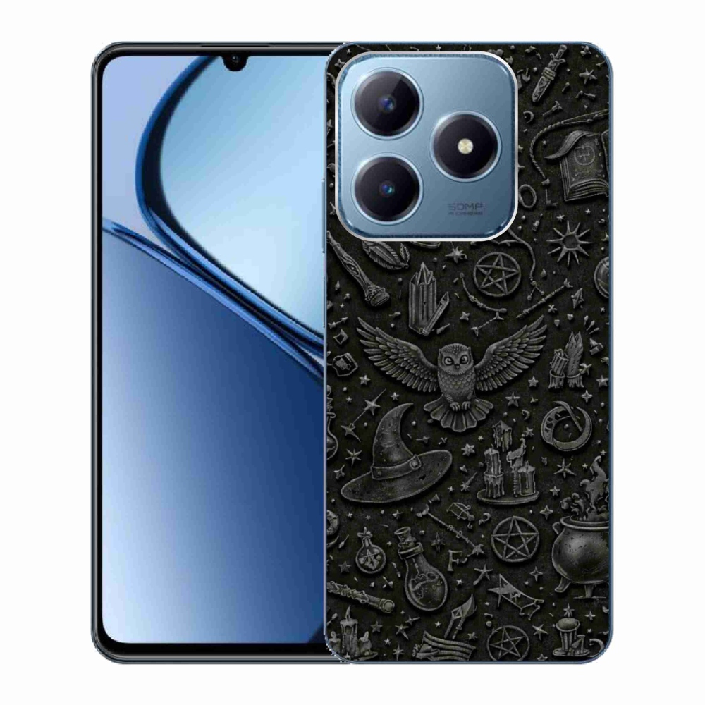 Gélový kryt mmCase na Realme C63 - tmavý magický svet