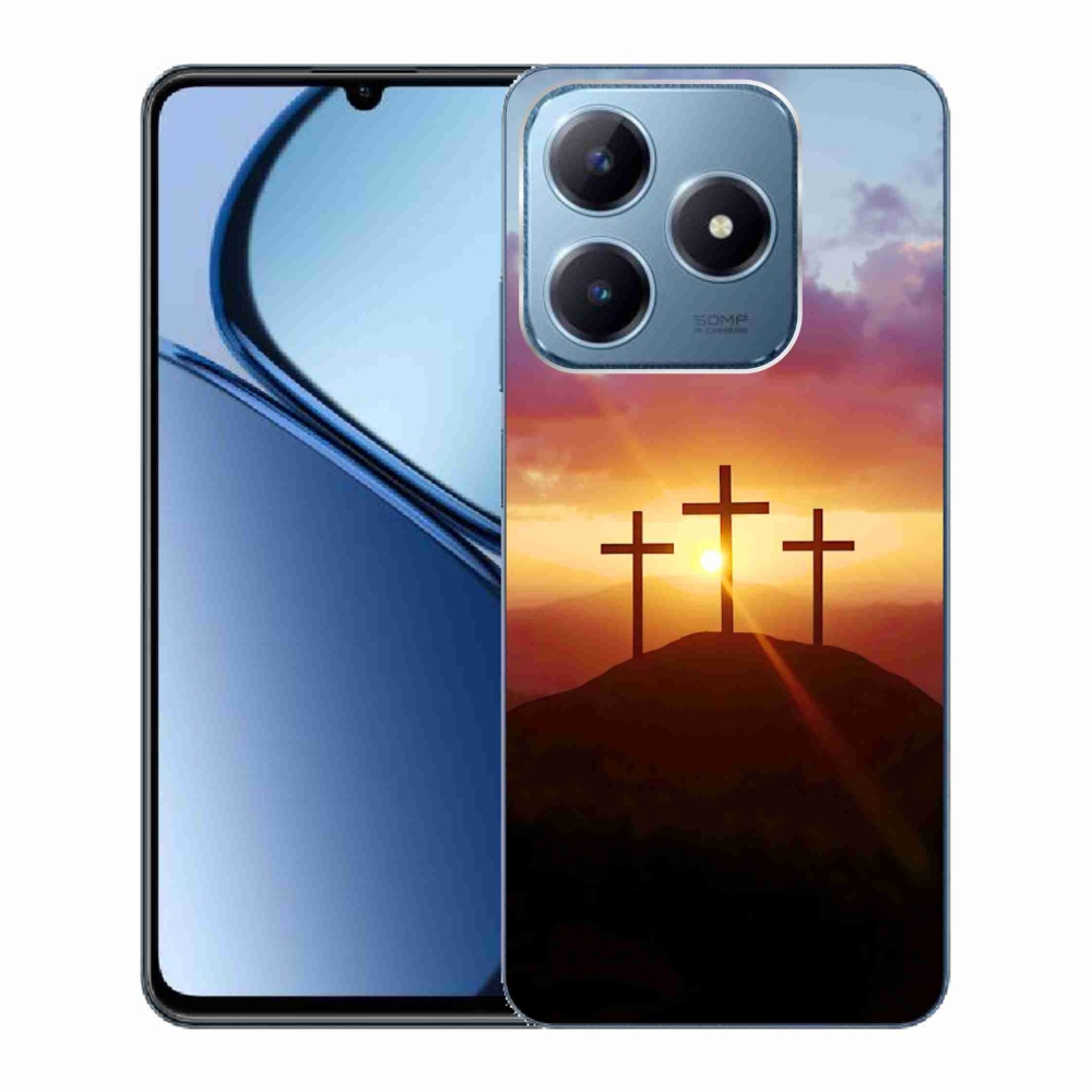 Gélový kryt mmCase na Realme C63 - tri kríža