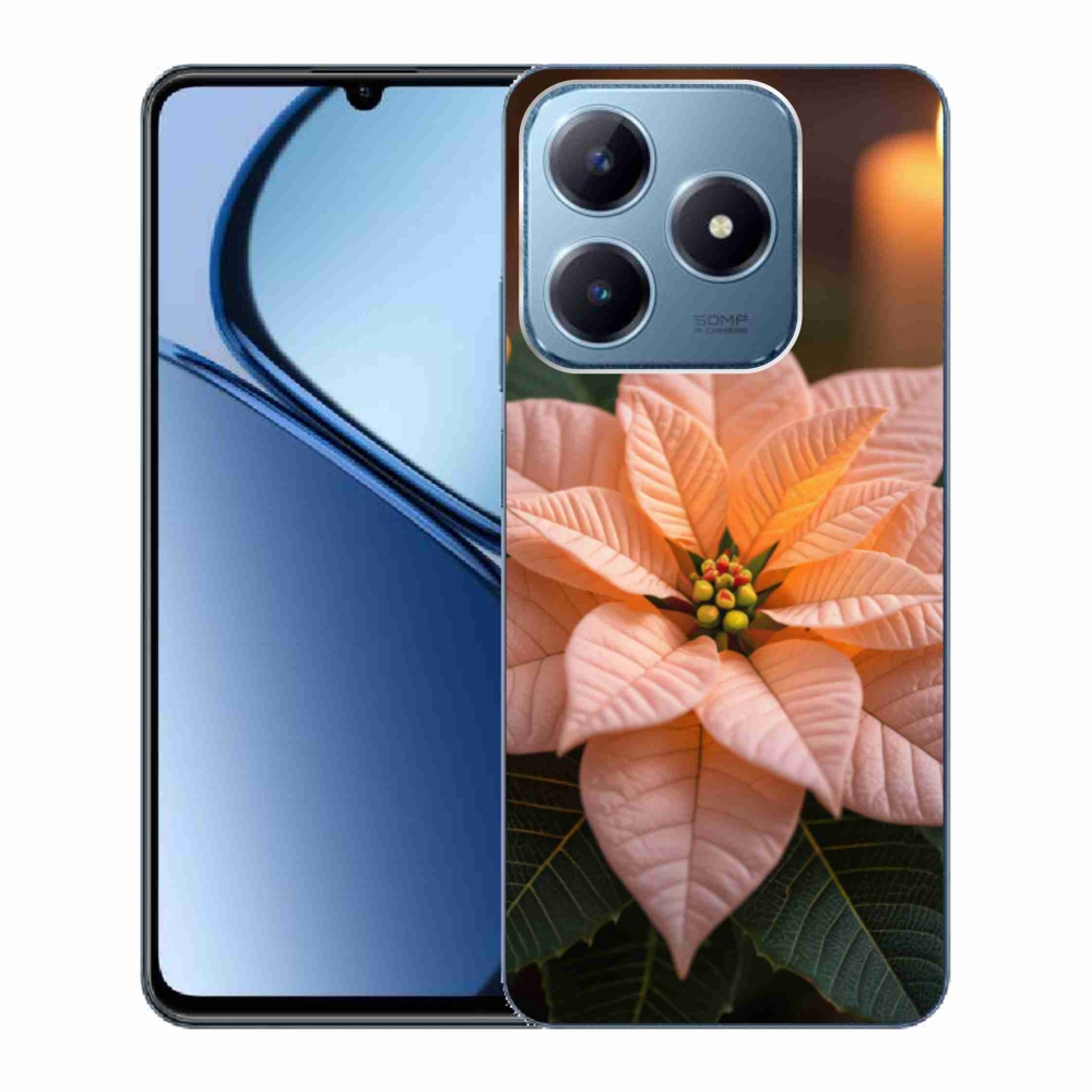 Gélový kryt mmCase na Realme C63 - vianočná hviezda
