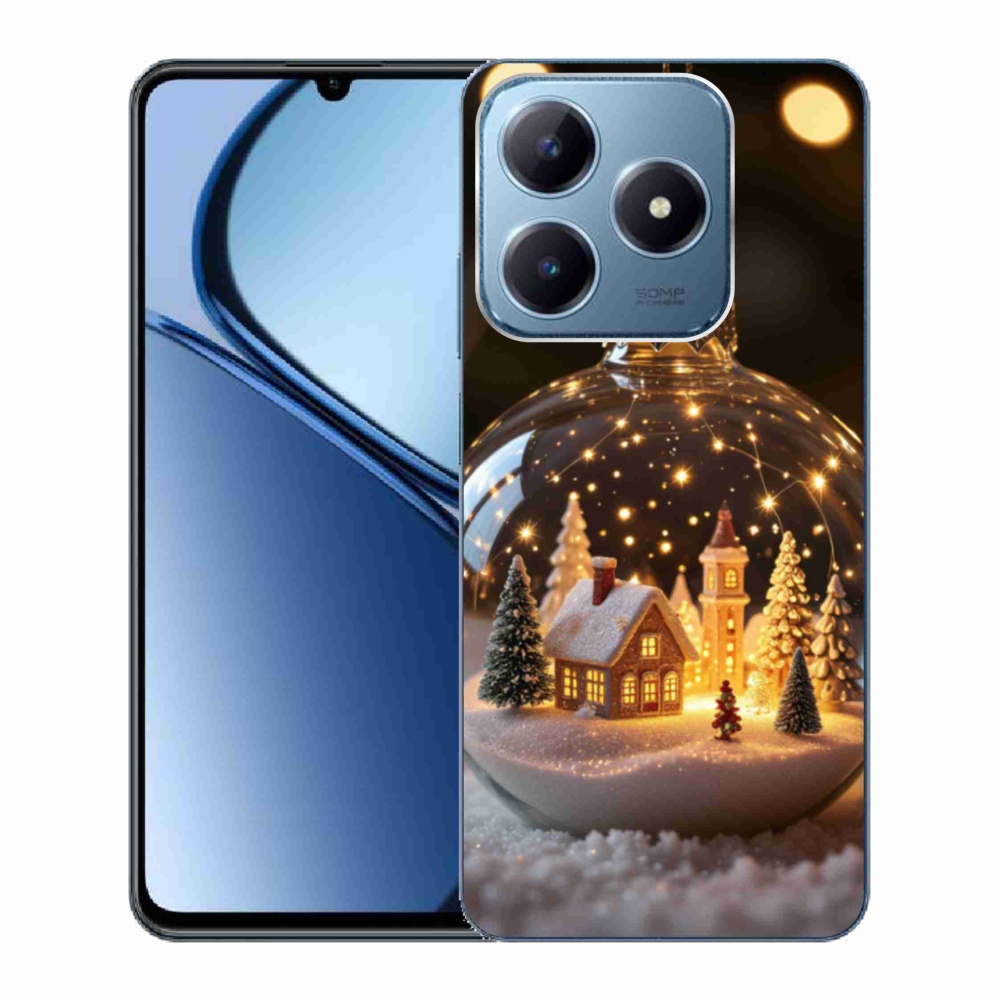 Gélový kryt mmCase na Realme C63 - vianočné gule 3
