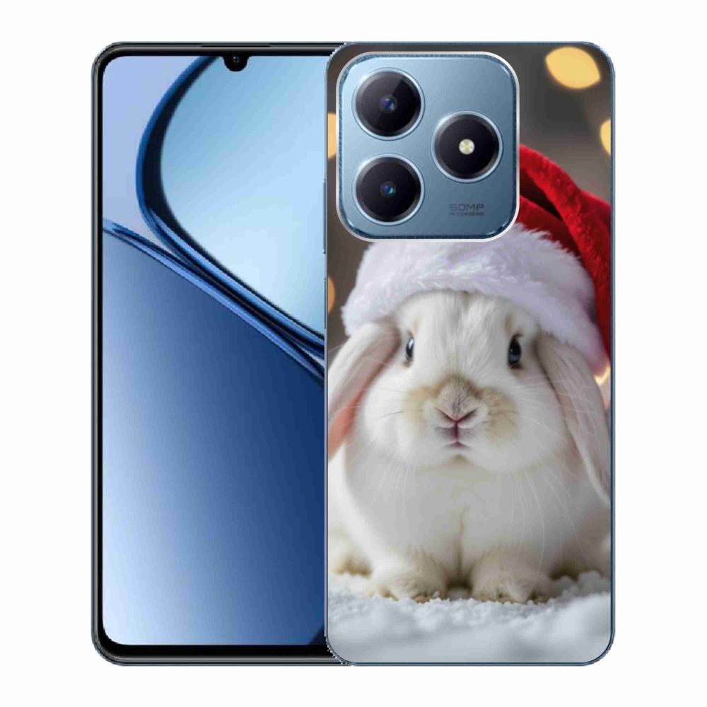 Gélový kryt mmCase na Realme C63 - vianočný králik