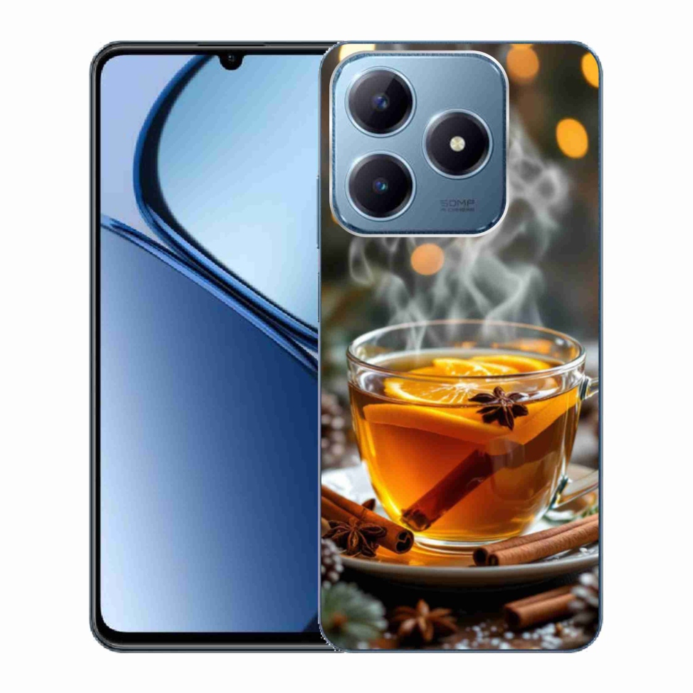 Gélový kryt mmCase na Realme C63 - vianočný punč