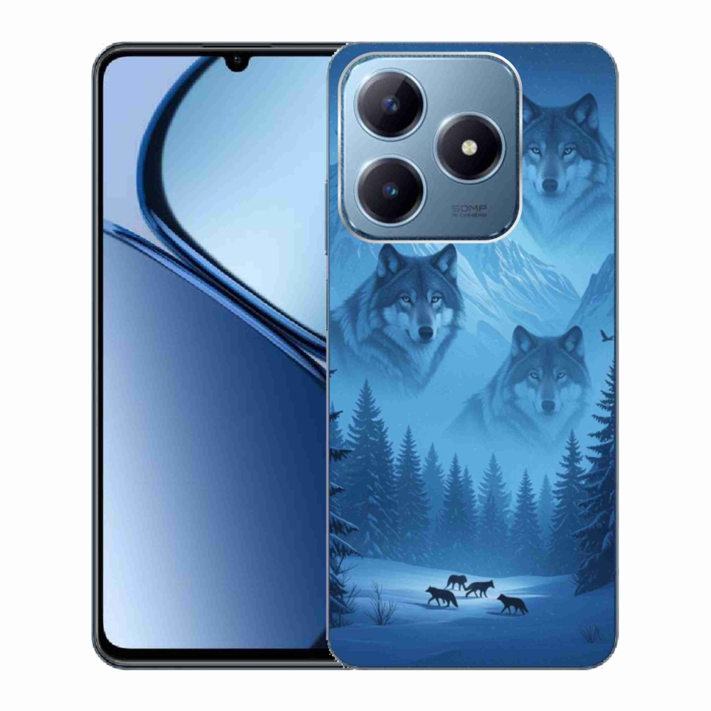 Gélový kryt mmCase na Realme C63 - vlčia svorka