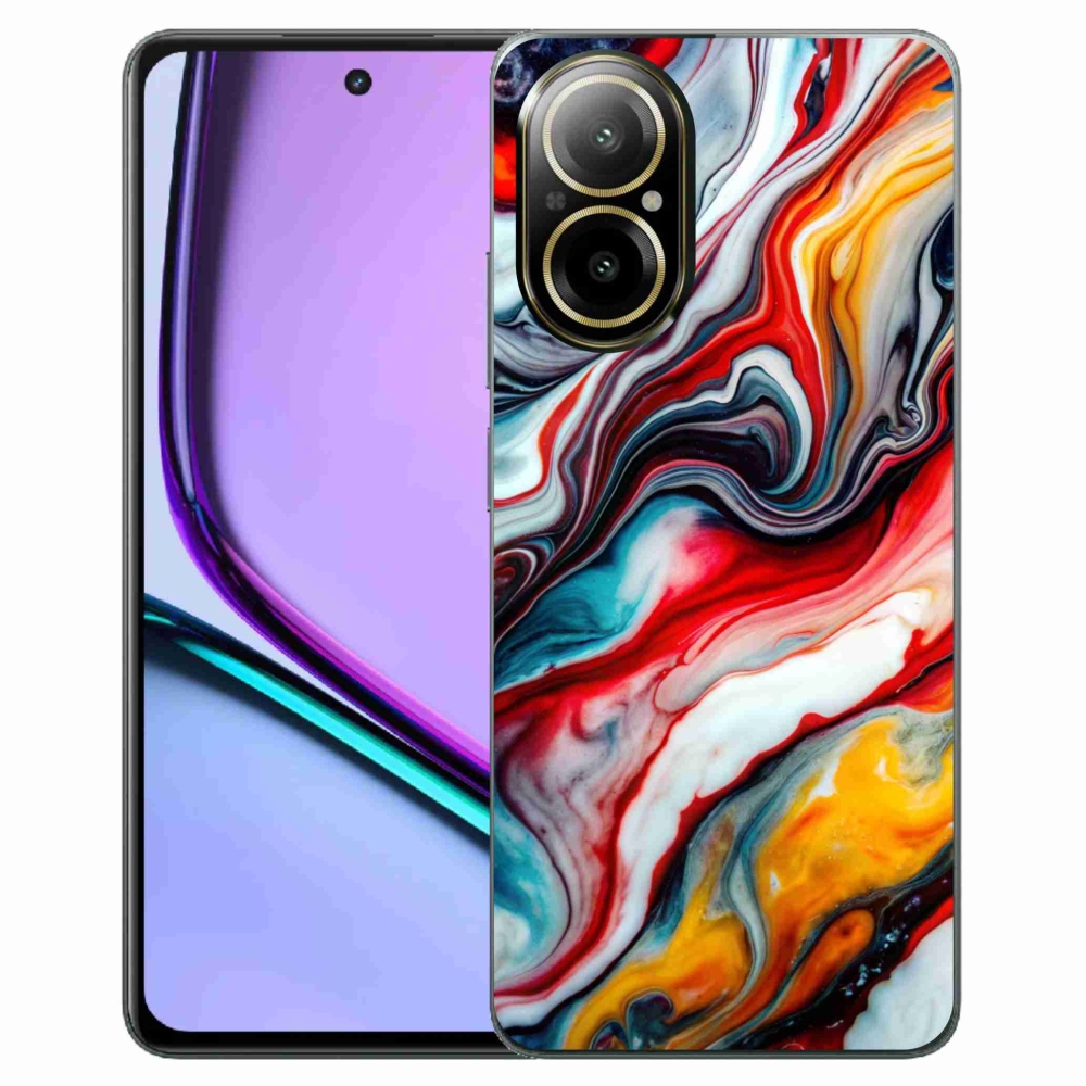 Gélový kryt mmCase na Realme C67 - abstraktný motív 35