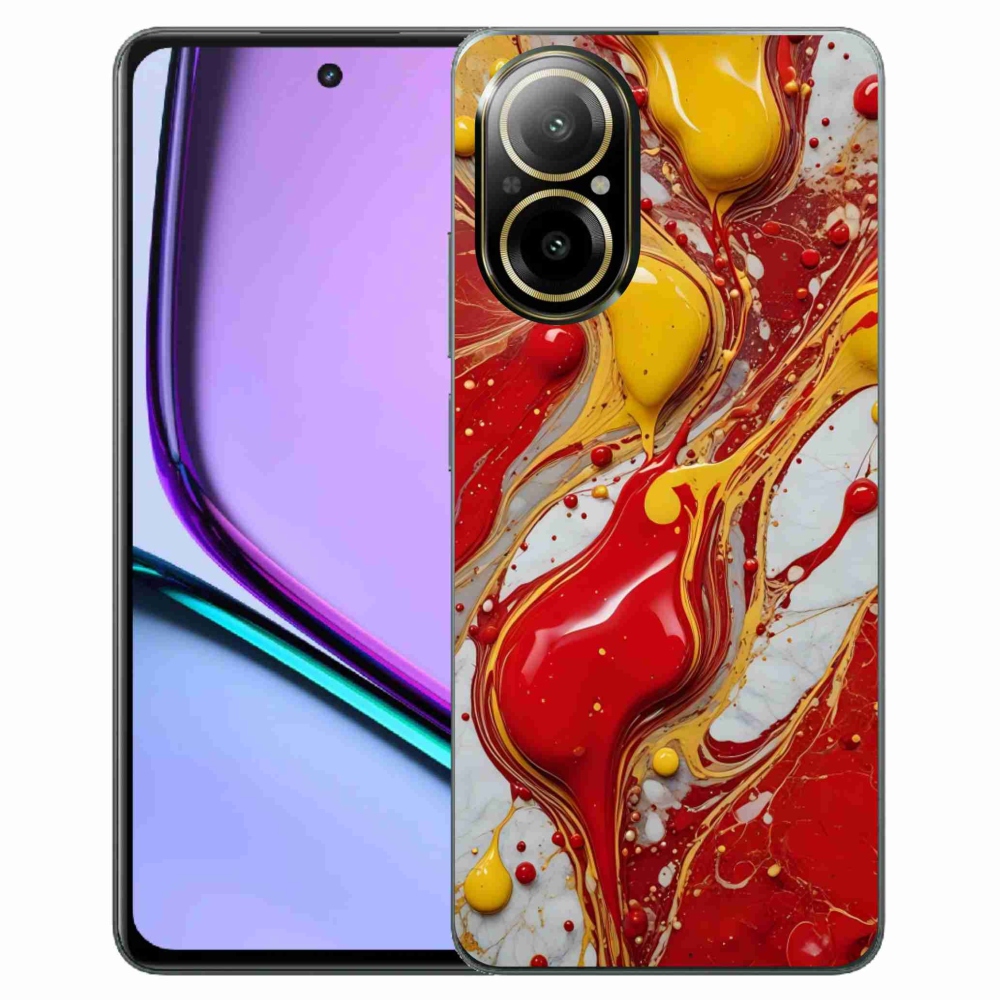 Gélový kryt mmCase na Realme C67 - abstraktný motív 42