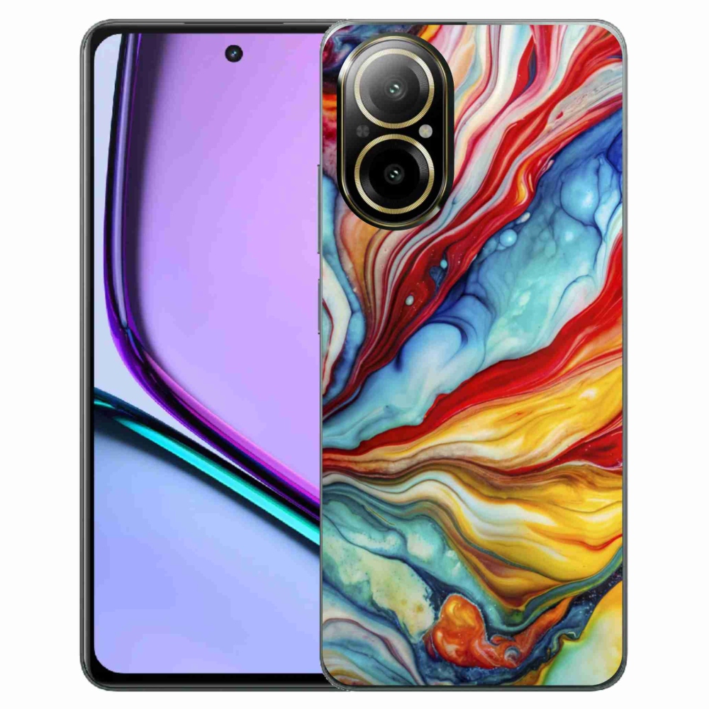 Gélový kryt mmCase na Realme C67 - abstraktný motív 58