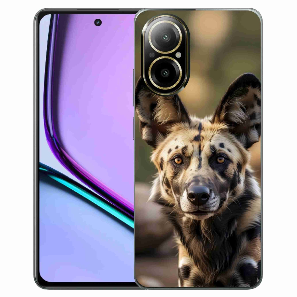 Gélový kryt mmCase na Realme C67 - africký divoký pes