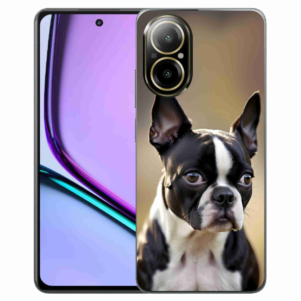 Gélový kryt mmCase na Realme C67 - bostonský teriér