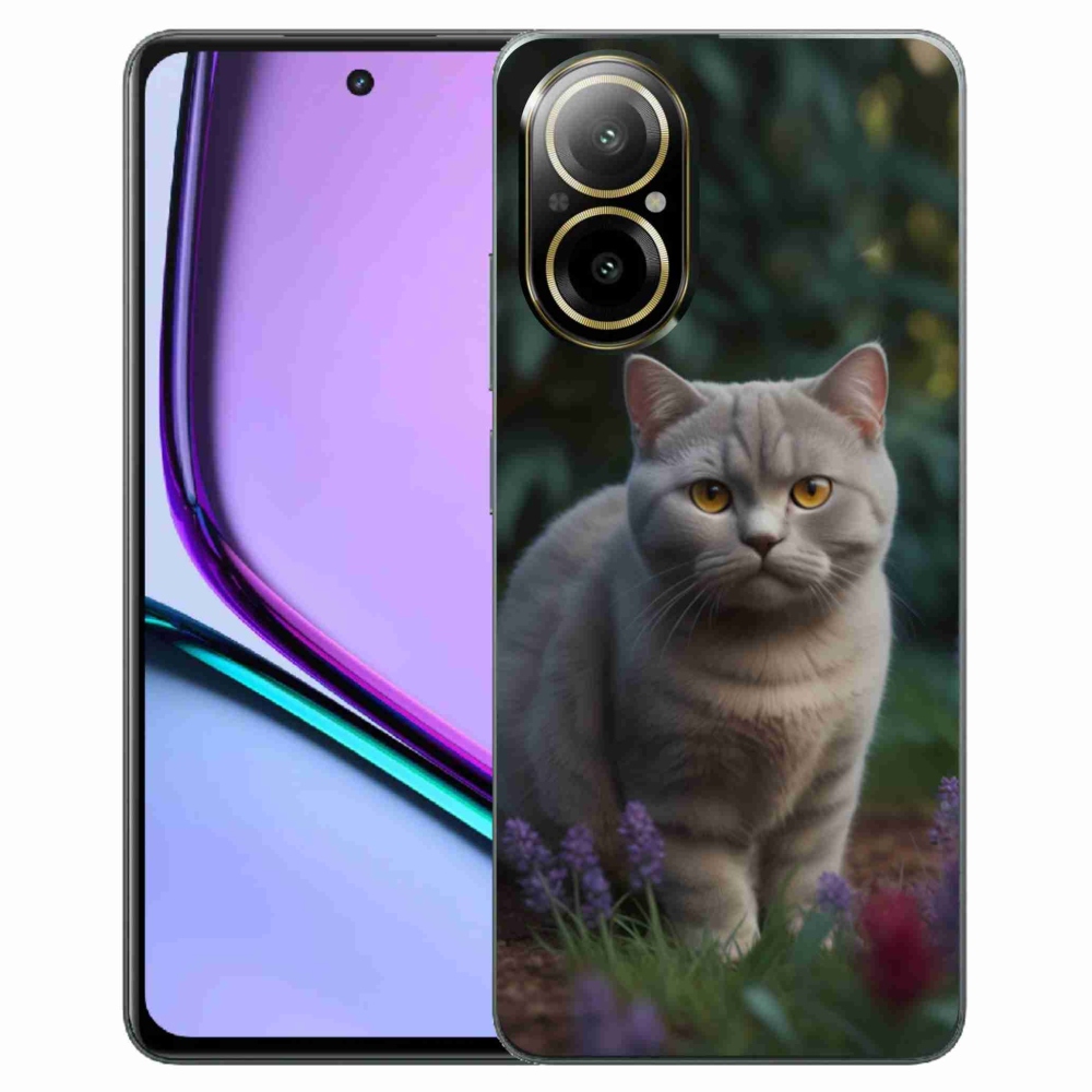 Gélový kryt mmCase na Realme C67 - britská mačka
